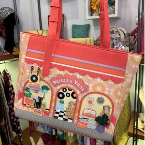 Vendula London Vinyl shopper Colorful bag